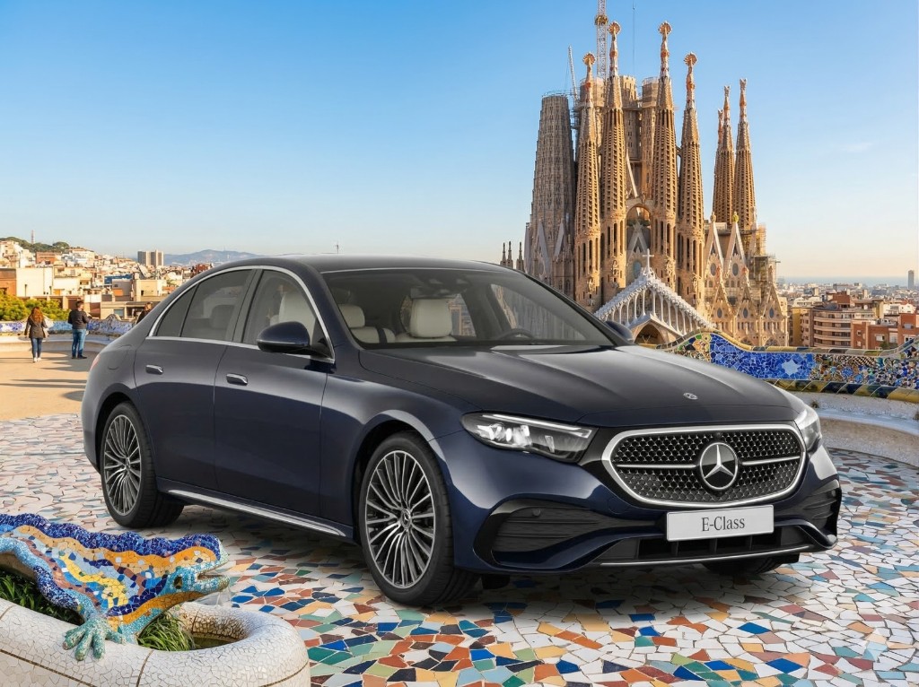 Mercedes-Benz E Class con conductor en Barcelona — Hector Wings