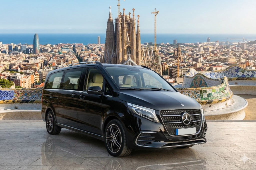 Mercedes-Benz V Class con conductor en Barcelona — Hector Wings